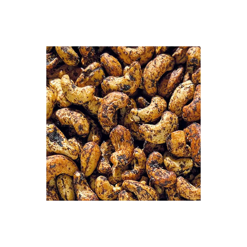 Noix de cajou bio a l'ail noir en vrac