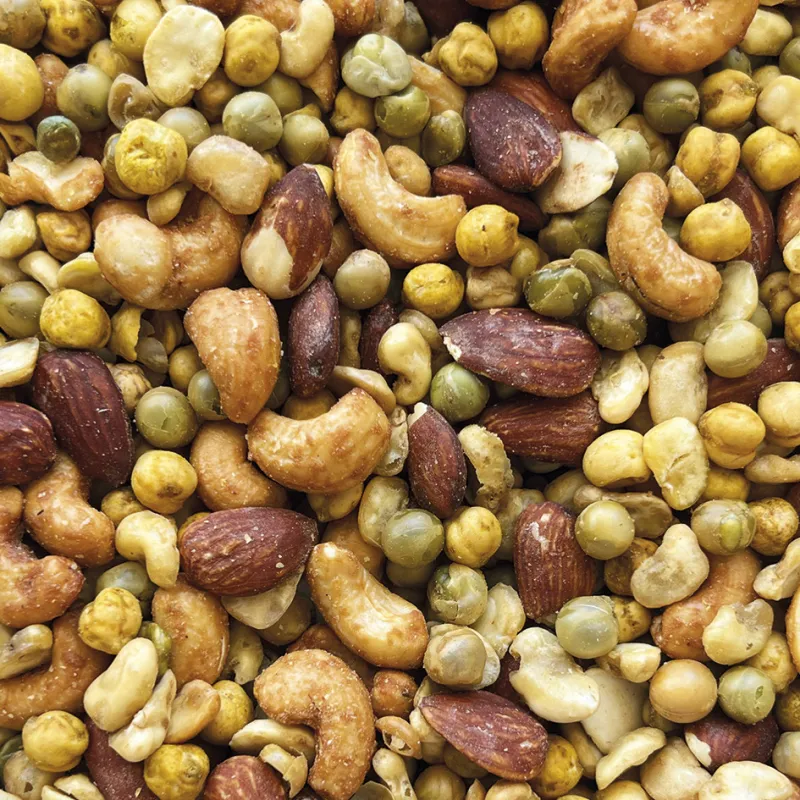 Mélange croustillant grillé bio - amandes et noix de cajou