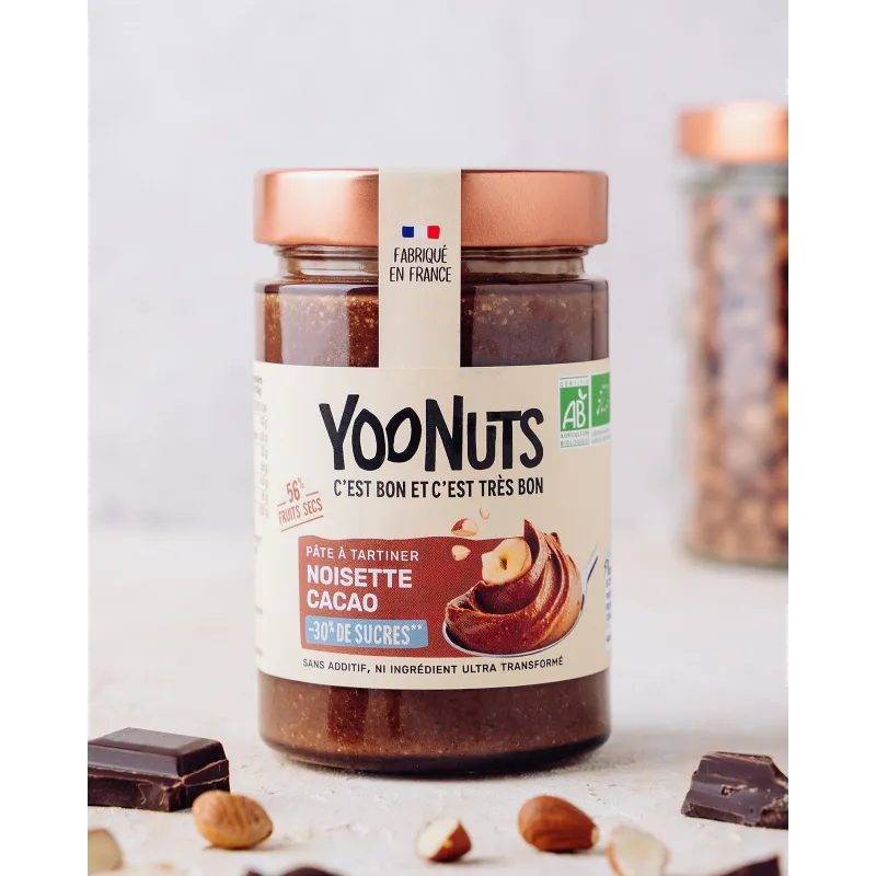 Pâte à tartiner  noisette cacao -300 gr