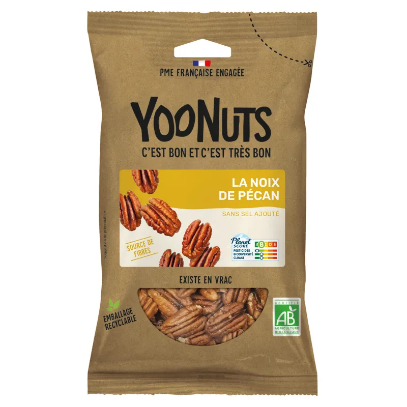 Noix de pécan bio en sachet