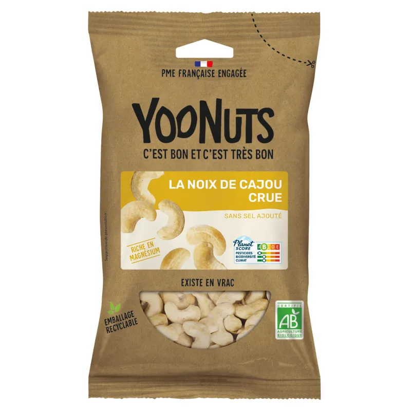 Noix de cajou crues bio