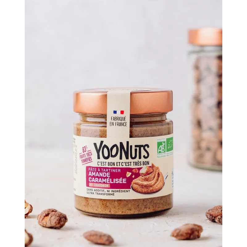 Pâte à tartiner amande caramélisée - 200 gr