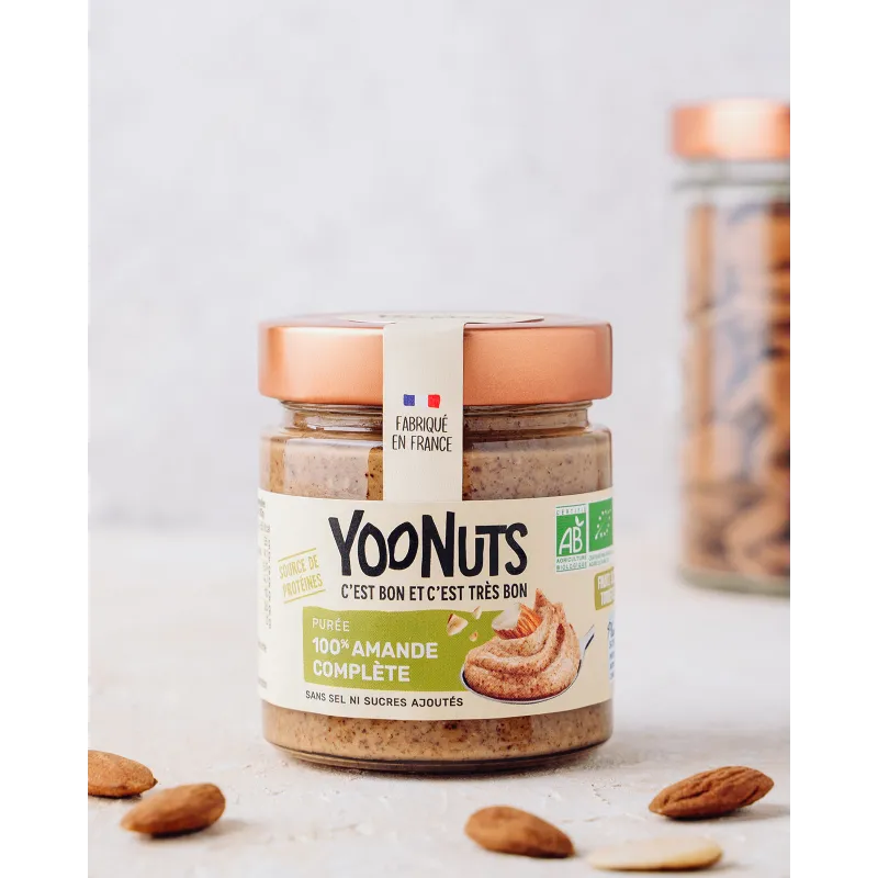 Purée 100% amande complète - 200 gr